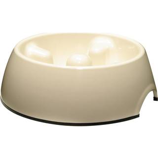 Dogit Slow Feed Madskål Hvid - 600 ml