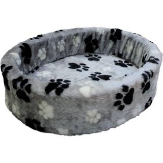 Plys seng paw - 60 cm - Grå