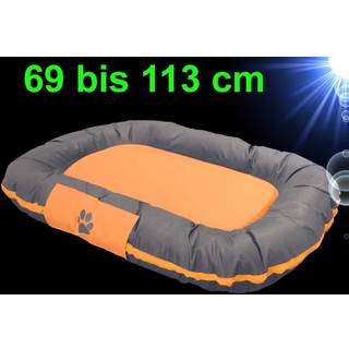 Hundepude Classic RENO - Orange - L x B x H: 80 x 58 x 10 cm