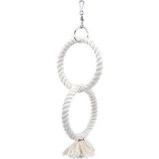 Klatreringe, papegøje - White - 32/14 cm