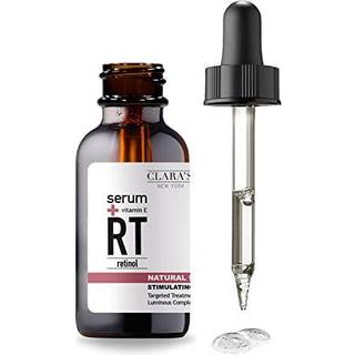 Claras New York stimulerende foryngende retinol ansigtsserum med vitamin E til anti -aging Reducerende rynker og fine linjer 30 ml /1fl oz - lave