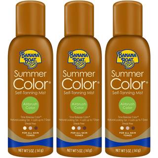 Banan Boat Self Tanning Spray til alle hudfarver Airbrush Color Reef Friendly 5 Ounce - Pack of 3