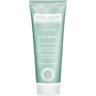 Bolden Clear Skin Clay Mask | Lavet med svovl til dyb pore -rensning og forebyggelse af udbrud | Pore ??Minimizer og Oil Reducer for følsom hud |