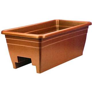 HC -selskaber 24 tommer d?k r?kv?rk planterboks - dekorativ letv?gtsikker plastplantegryde til udend?rs balkon veranda havehegn ler