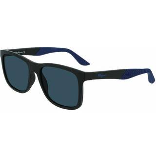 Ferragamo Mand SF1028S 002 Solbriller Acetat Sort Multifarvet Firkantet Normal