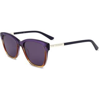 Calvin Klein Kvinde CK19524S 525 Solbriller Acetat Flerfarve Blå Firkantet