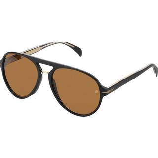 David Beckham DB 7005/S 003/70 57 Solbriller Mænd Black - Matte Black - 57mm