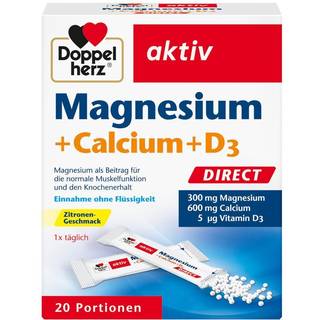 Doppelherz aktiv Magnesium+Calcium+D3 Direct 817.27 DKK/1 kg