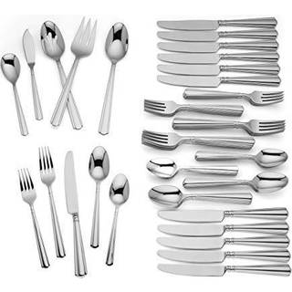 Lenox Amber Hill 65-stykket bestik 9,65 lb Metallic