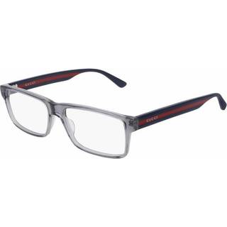 Gucci Mand GG0752O 003 Optiske stel Acetat Grå Transparent Firkantet