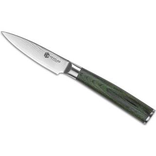 Hexclad Hexclad grøntsagskniv 67-lags damaskus 9 cm Grøn