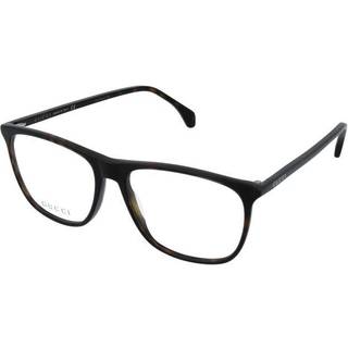 Gucci Mand GG0554O 002 Optiske stel Acetat Havana Transparent Firkantet