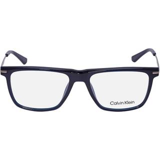 Calvin Klein Mand CK22502 438 Optiske stel Injiceret Blå Firkantet
