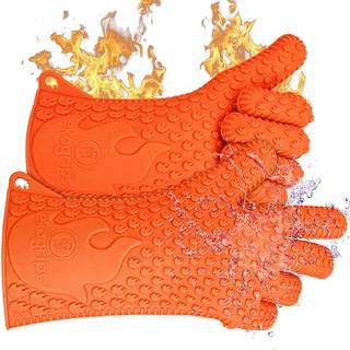 Jolly Green Products Ekogrips Premium Grilling Gloves Varmbestandige BBQ -handsker til indend?rs og udend?rs madlavningsk?d H?ndteringshandsker K