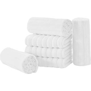 Klassiske tyrkiske h?ndkl?der - Luksusribbet h?ndkl?der 100% tyrkisk bomuld Hurtigt t?rt bl?dt og absorberende badev?relsesh?ndkl?der Brampton Co