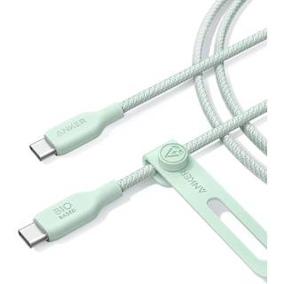 Anker 543 USB-C to USB-C Cable (0.9m / 1.8m Bio-Braided) 6ft / Buds Green