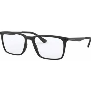 Emporio Armani EA3169F Asian Fit 5042 55 Briller Mænd Black - Matte Black - 55mm