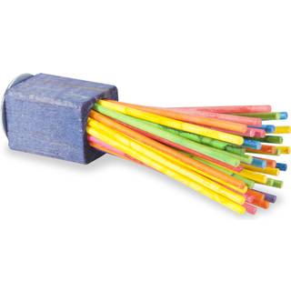 Super Bird Creations - SB301 Tygbart papirfest Bird Leget?j med farverige Lollipop -pinde - Ringnecks Medium Conures Papeg?je - Tygentusiaster -