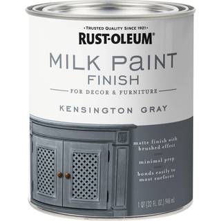 Rust-Oleum Milk Paint-finish Kensington grå 946 ml - Ingen topcoat, Minimal forberedelse, Til træ/metal/glas
