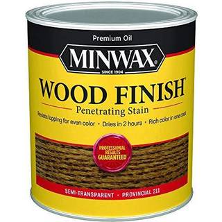 Minwax 70002 Provincial oliebaseret træbejdse - Gennemtrængende finish til indendørs træ, Rig farve i et lag
