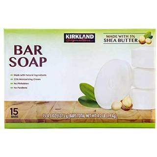 Kirkland Signature Bar Soap med Shea Butter 4.5 ounce (15 t?lling)