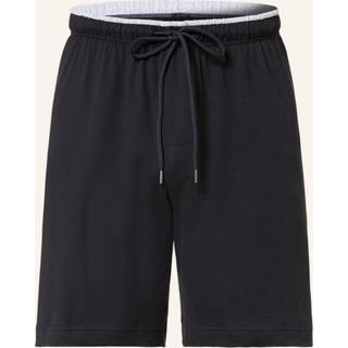 Mey Herren Pyjamashorts blau Baumwolle & Mix unifarben