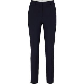 Bukser med regular fit og tapered ben i italiensk ny uld