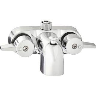 Heavy Duty 3 3/8 """" Centre Chrome Plagte Diverter Clawfoot Tub Faucet