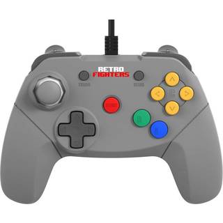 Retro Fighters Brawler64 Wired - Grey - Wired Controller - Nintendo 64