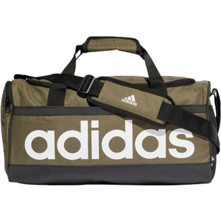 adidas adidas Green Medium Essentials Linear Duffel Bag