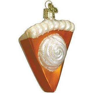 Old World Christmas Ornaments: Piece of Pumpkin Pie Glass blæst ornamenter til juletræ (32019)