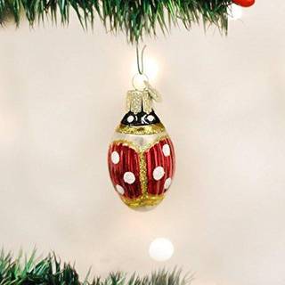 Old World Christmas Insect Collection Glass blæst ornamenter til juletræ Lucky Ladybug