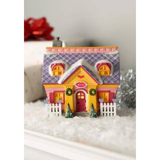 Afdeling 56 Resin Disney Village Minnies hus Lit Building 5,9 tommer