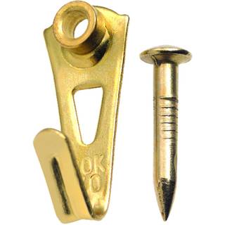 OOK 533710 30-pund st?lbetonbillede H?nger Brass 3-pack