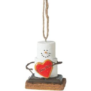 S'mores Jeg elsker dig harpiks jul/valentinsdag/hverdags ornament