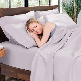 Hotelplader direkte 100% viskose afledt fra bambusplader fuld - køle luksussengene w dyb lomme - silkeagtig blød - lyserosa