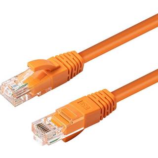 MICROCONNECT CAT6A UTP 1m Orange LSZH