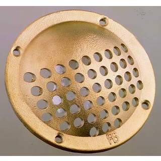 Si til gennemføring Guidi Drilled Round Scoop, messing, rund, Ø100 mm