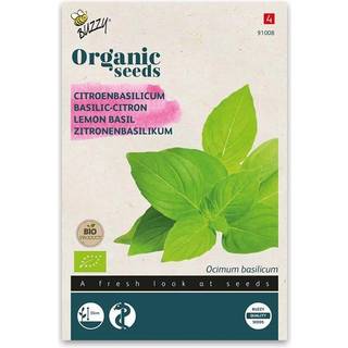 Buzzy Organic basilikum, Citron, økologiske frø