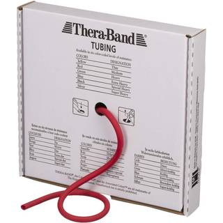 Thera-Band Tubing Level 2 Medium Træningselastik Rød 7,5m