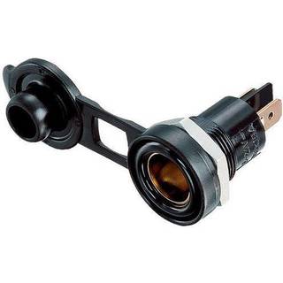 Cigarettænderstik Pro Car DIN-Standard Built-In Socket with Protective Cap, indbygget, rund, Ø18 mm, 12 / 24 V, 16 A