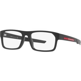 Prada Linea Rossa PS08OV DG01O1 55 Briller Mænd Black - Black Rubber - 55mm