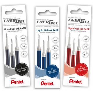 Pentel Energel Refill | 0,7 | Rød | 3 stk.