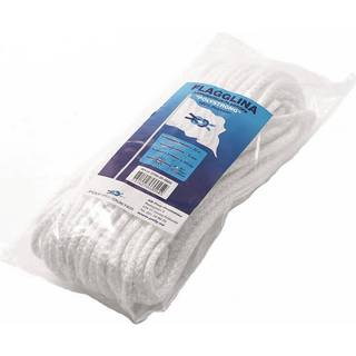 Flagline hvid, 5 mm, 25 m