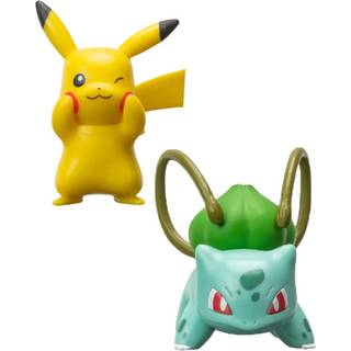 Pokemon Battle Figure - Pikachu og Bulbasaur