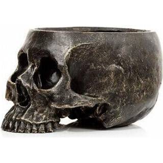 Marmorierter Gothic Totenkopf Pflanzentopf