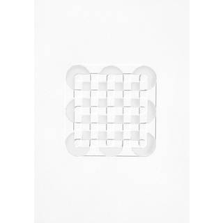 MOEBE Relief kunstværk circles & squares 21x29,7 cm Offwhite