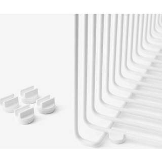 Montana - Panton Wire Feet Snow - Reolsystem - Verner Panton - Hvid - Plast