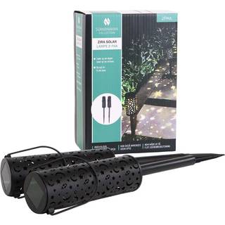 Zira solar lanterne m. mønster - 2 pak