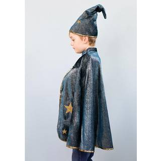 Great Pretenders udklædningstøj Starry night kappe og hat - str. 5-8 år Str. 5-6 år